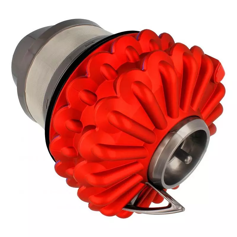 Dyson CY27 / DC33C ErP Cyclone Service Assy MYe ErP Cyclone (filtre  métallique) dans le bac de récupération (bac à poussière) inclus. serrure  rouge orange (jaune) gris 205x205x300mm aspirateur 96624607, 966246-07