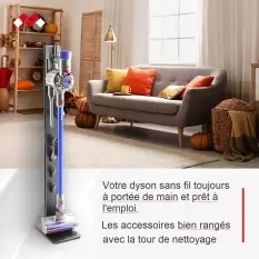 Clip tube astucieux de support des accessoires Dyson V7, V8, V10 et V11