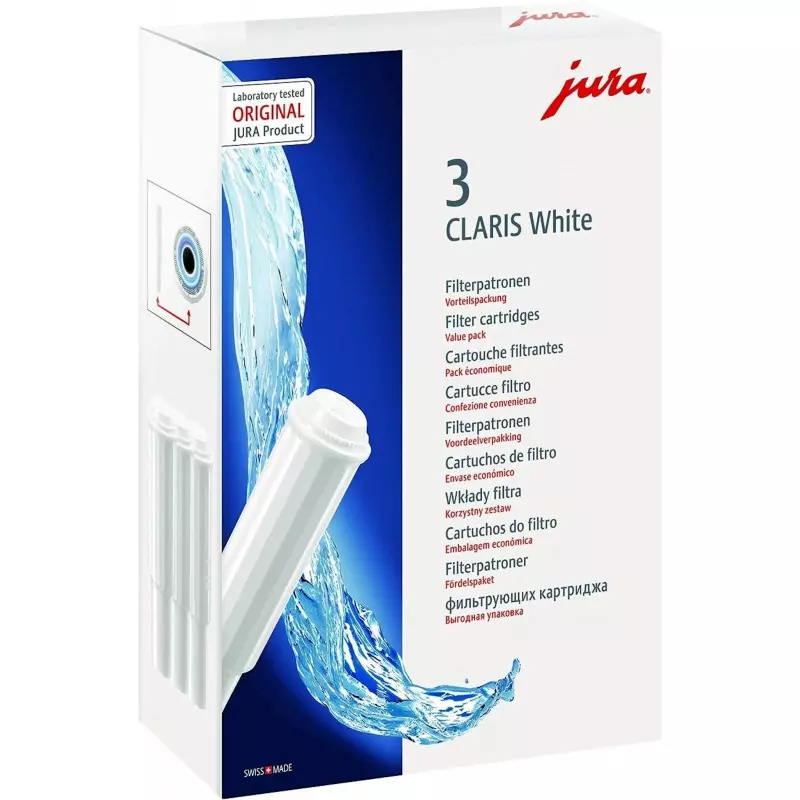 Boite de 3 cartouches filtrantes Jura White Impressa XS9 Claris