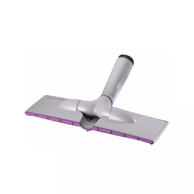 Brosse aspirateur extra-plate adaptable pour passer sous les meubles