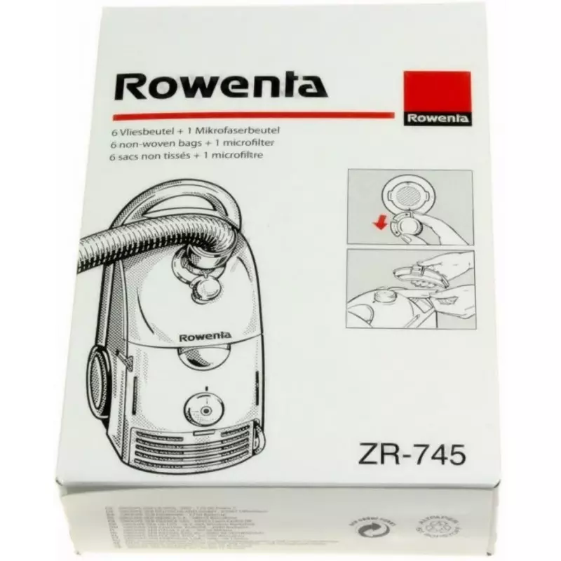 Lot De 10 Sacs D'Aspirateur Compatibles Avec Rowenta Collecto Ru