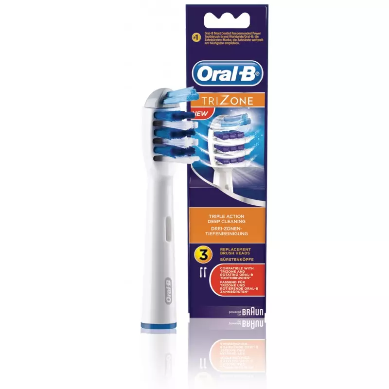Brossette Oral-B Braun EB30 TriZone - Blister de 3 brossettes