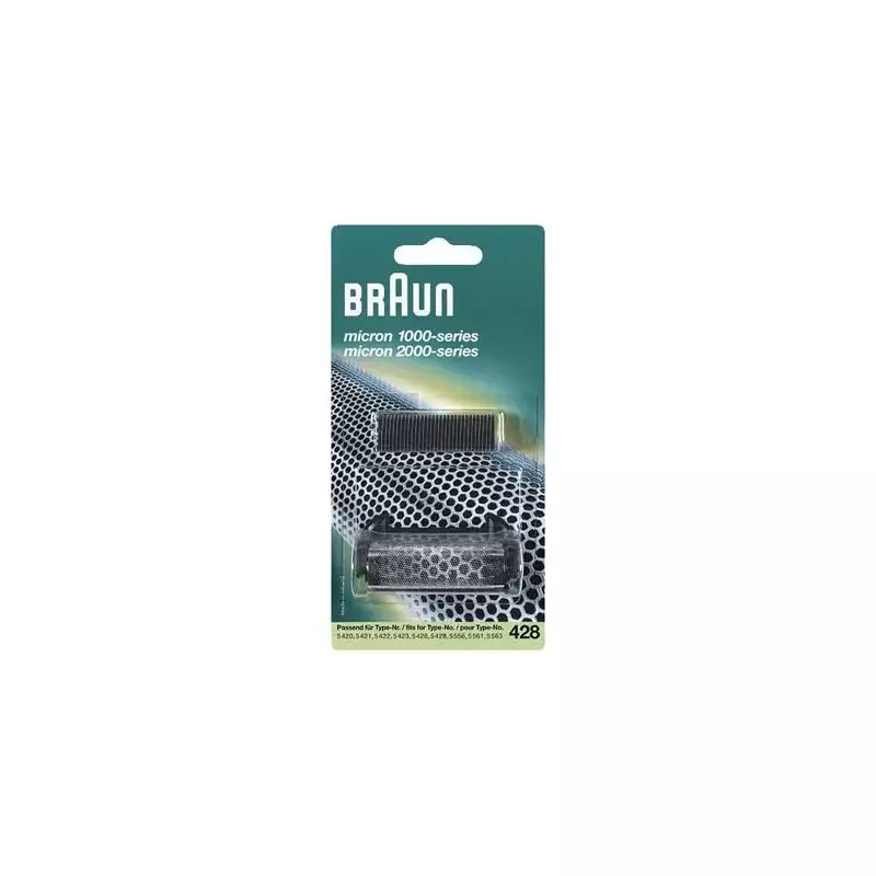 Grille et couteau pour rasoir Braun 428