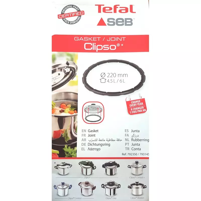 Accessoires et pièces détachées Clipso® Control 4.5/6L P4100600 Seb