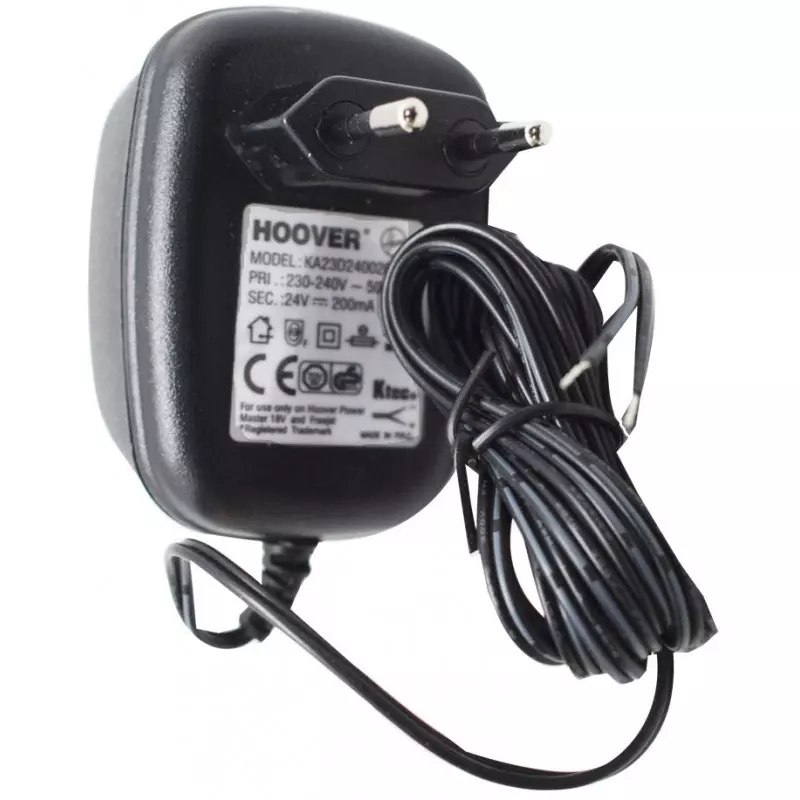 Chargeur électrique pour aspirateur sans fils Hoover SU180B8 / SU180T2