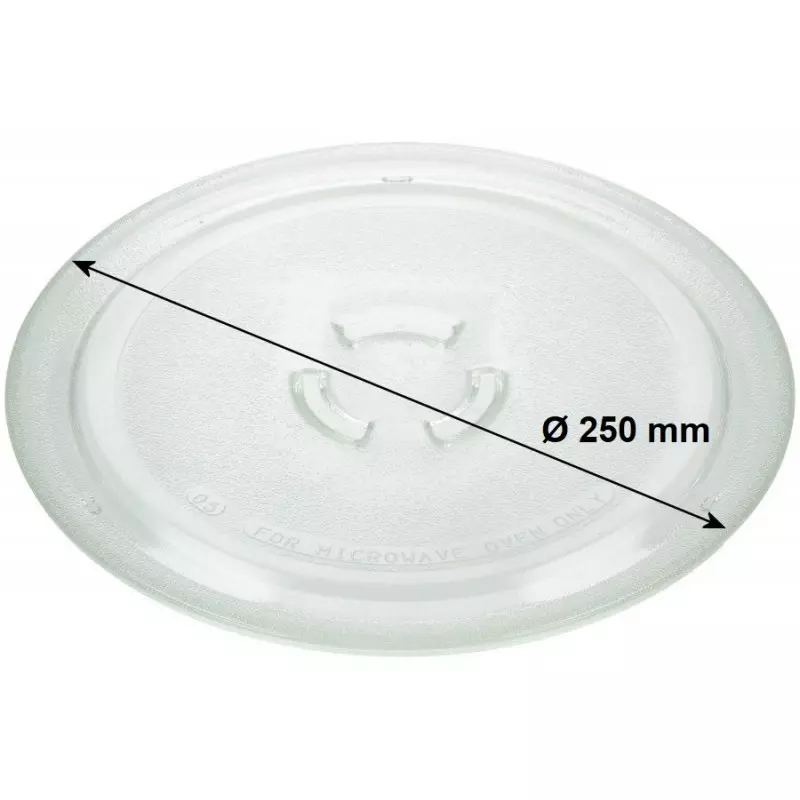 Plateau tournant en verre pour four micro ondes diamètre 29 cm quasi neuf