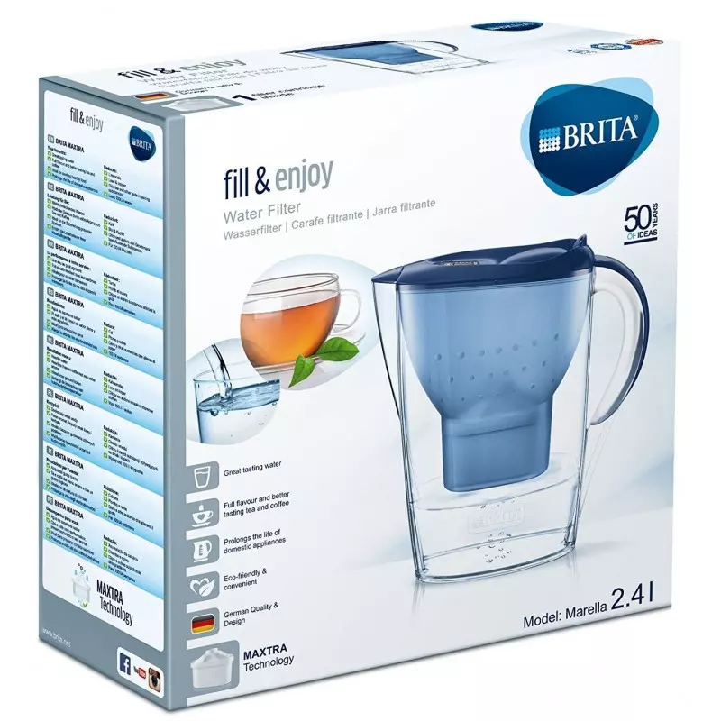 Carafe filtrante BRITA style bleu