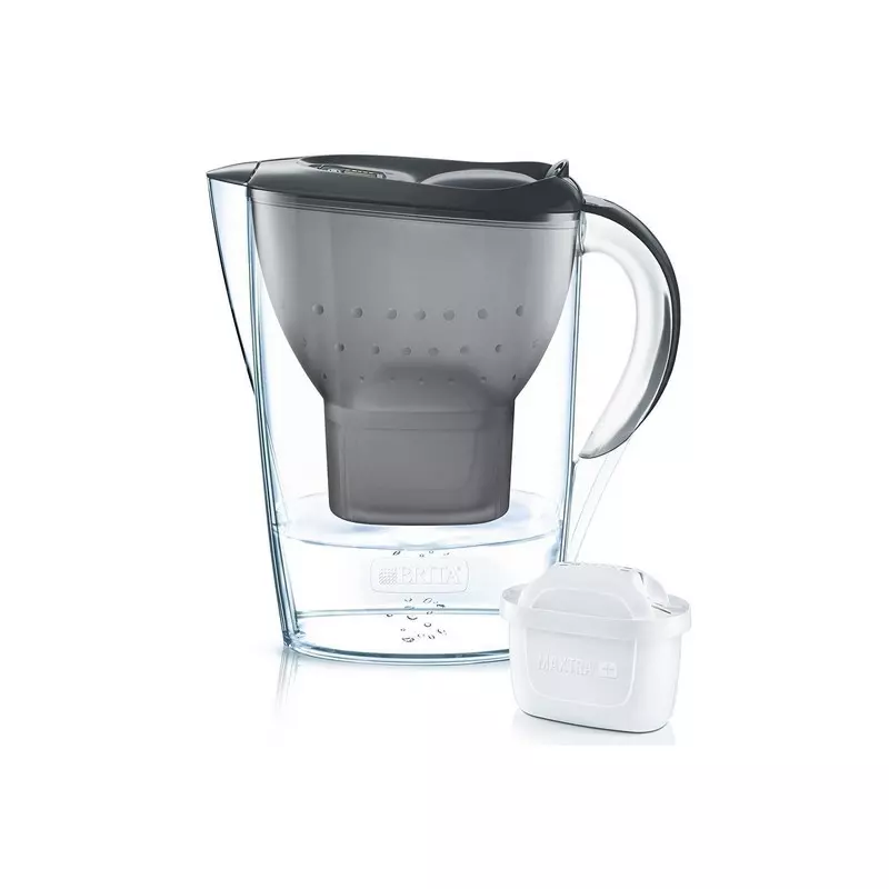 Carafe Marella graphite 2,4 L et une cartouche Nouvelle Formule Brita 