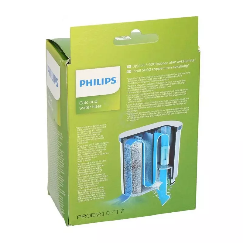 Filtre eau Aquaclean cafetière expresso Philips Saeco Incanto