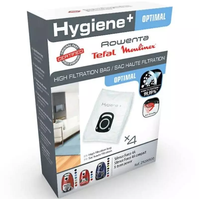 Sac Hygiene Plus Moulinex MO3900 à MO3999 Compact Power