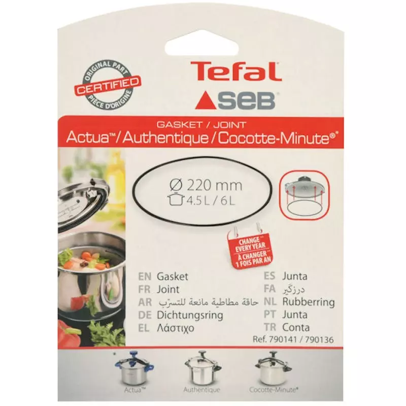 COMMENT TROUVER LA RÉFÉRENCE DE MON JOINT D'AUTOCUISEUR SEB / TEFAL