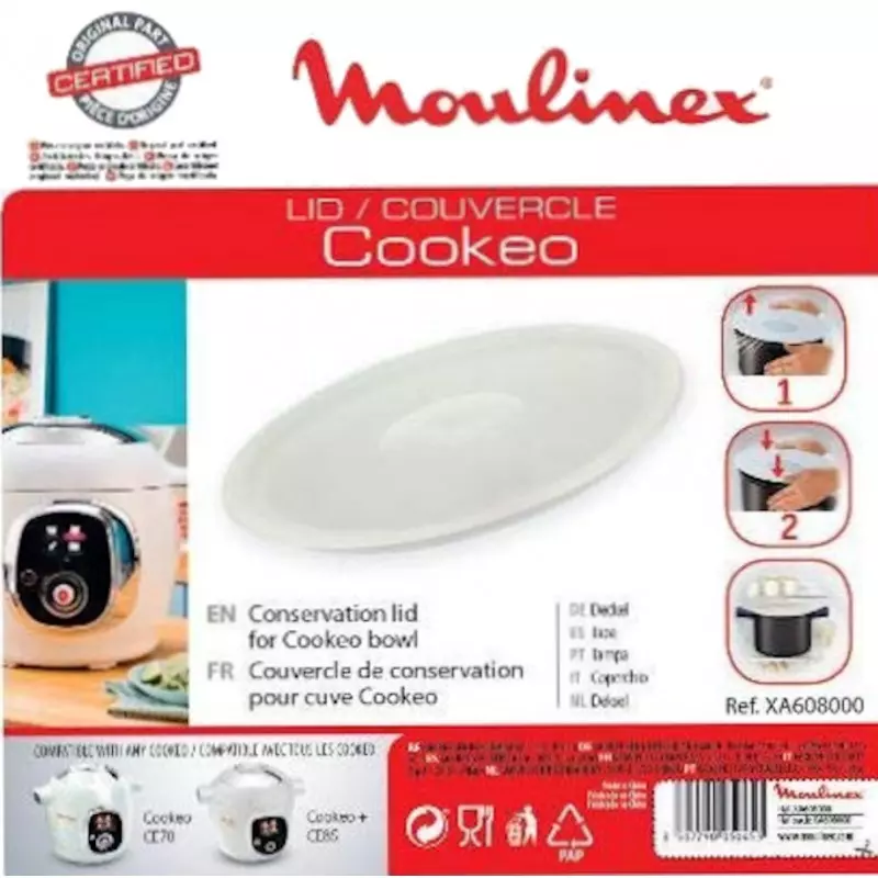 Comment changer ou nettoyer le couvercle inférieur de son Cookéo Moulinex ?  