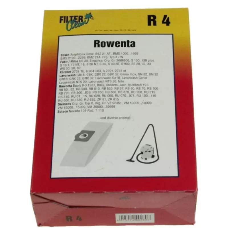 Lot De 10 Sacs D'Aspirateur Compatibles Avec Rowenta Collecto Ru