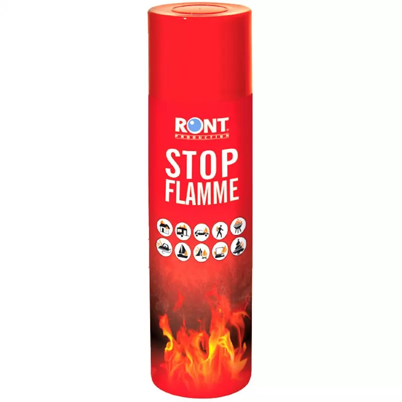 Stop flammes en aérosol de 650 ml (aérosol mini extincteur)