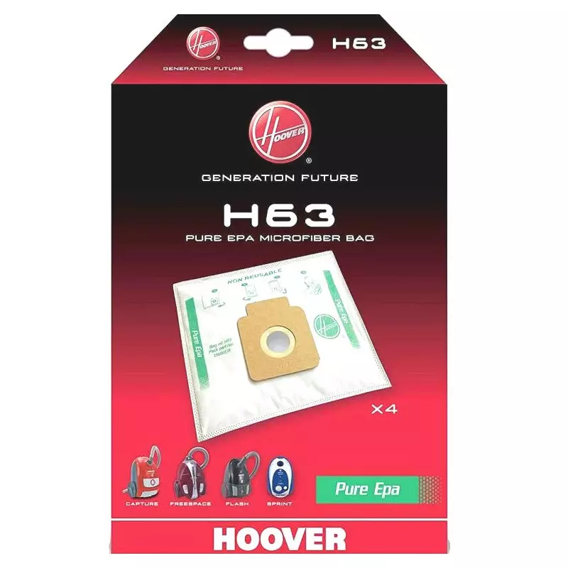 Lot De 3 Boites De 4 Sacs H81 Aspirateur 35602586 Hoover