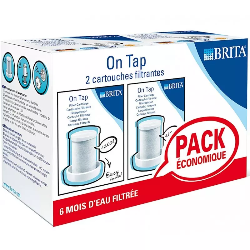 Cartouche Brita On TAPE L12502 - Pack de 2 cartouches Brita