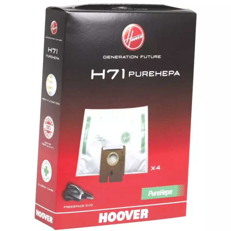 Sac aspirateur Hoover H71 Freespace Evo TFV1215.., TFV2015.., Space Explorer