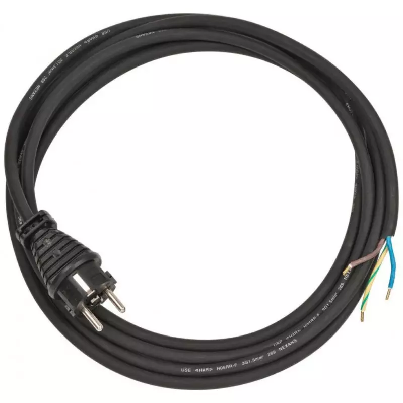 Vhbw Câble d'alimentation cordon électrique Schuko Secteur Prise C7 figure  8 3m pour PC portable, Monitor, Imprimante