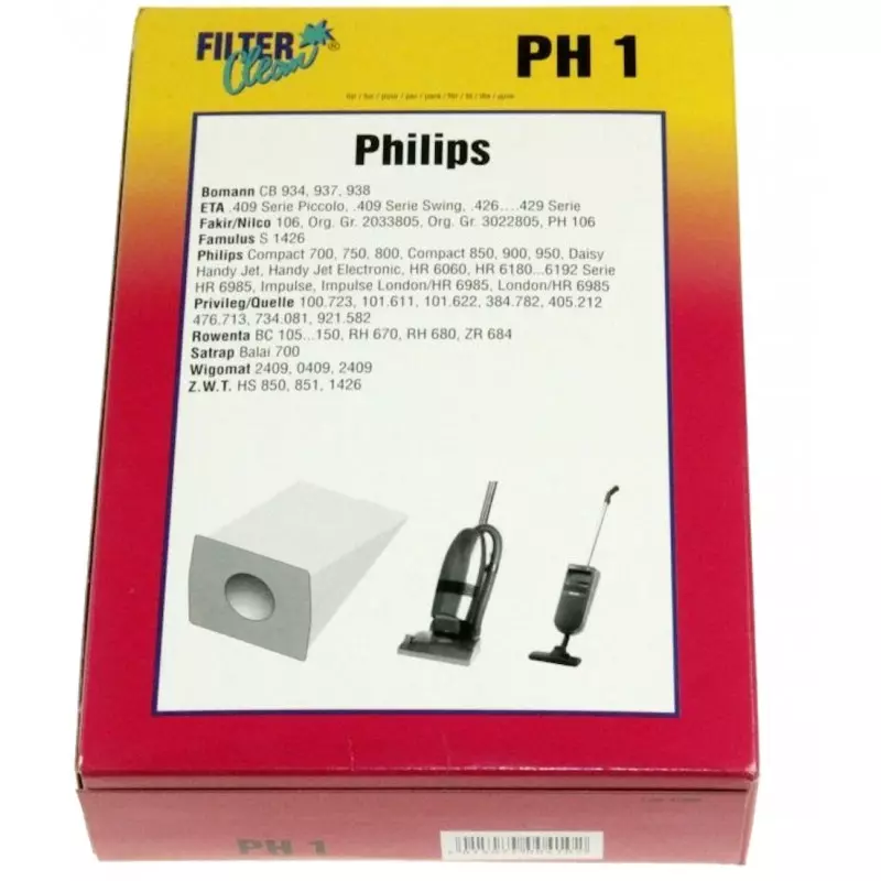 Sac Philips Oslo+ Hygiène, Oslo Compact,  (Boite de 5 sacs)