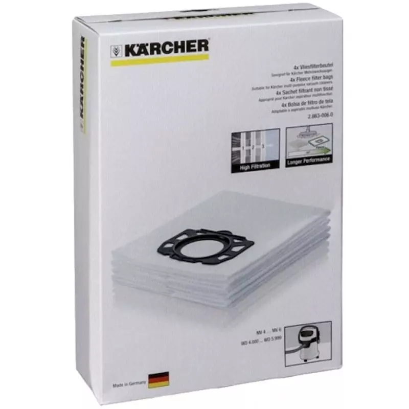 Karcher Wd4 Wd5 Wd5 / P Aspirateur K?rcher Mv4 / Mk5 / Mv6 Sac