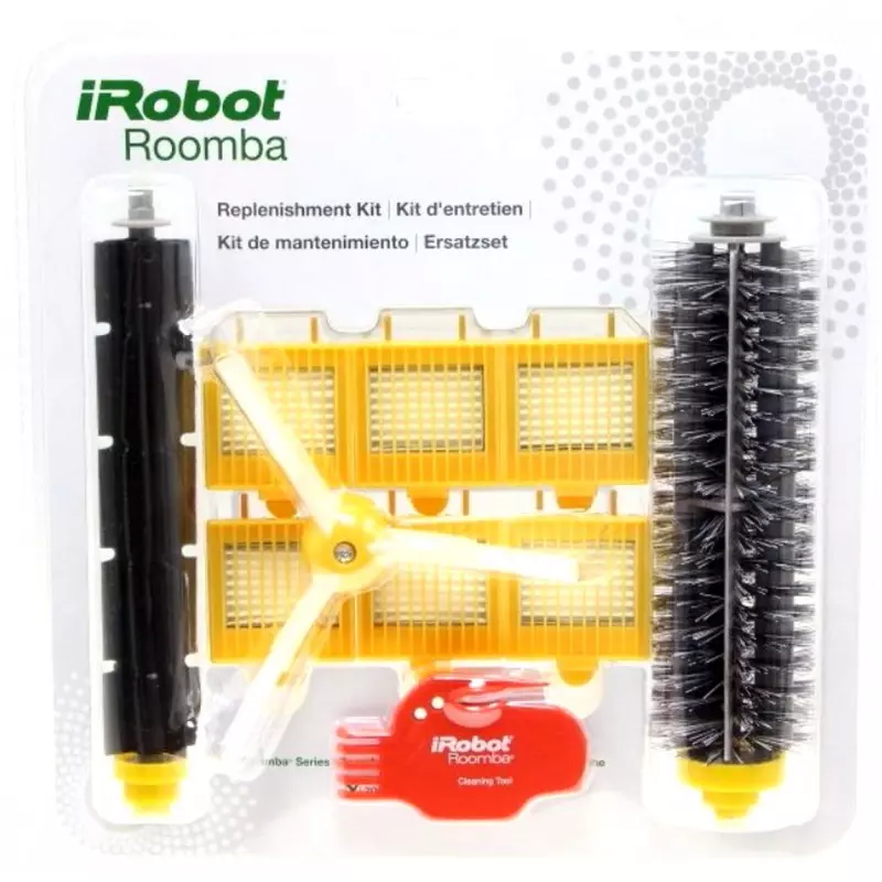 Kit iRobot Roomba Série 600, 620 (3 filtres, 1 brosse latérale, etc)