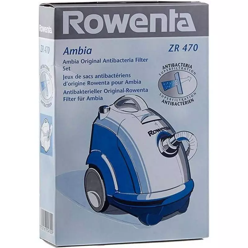 10 Sacs d'aspirateur pour Rowenta ZR200540 ZR200720和RO64xx RO63xx RO68xx  RO39x