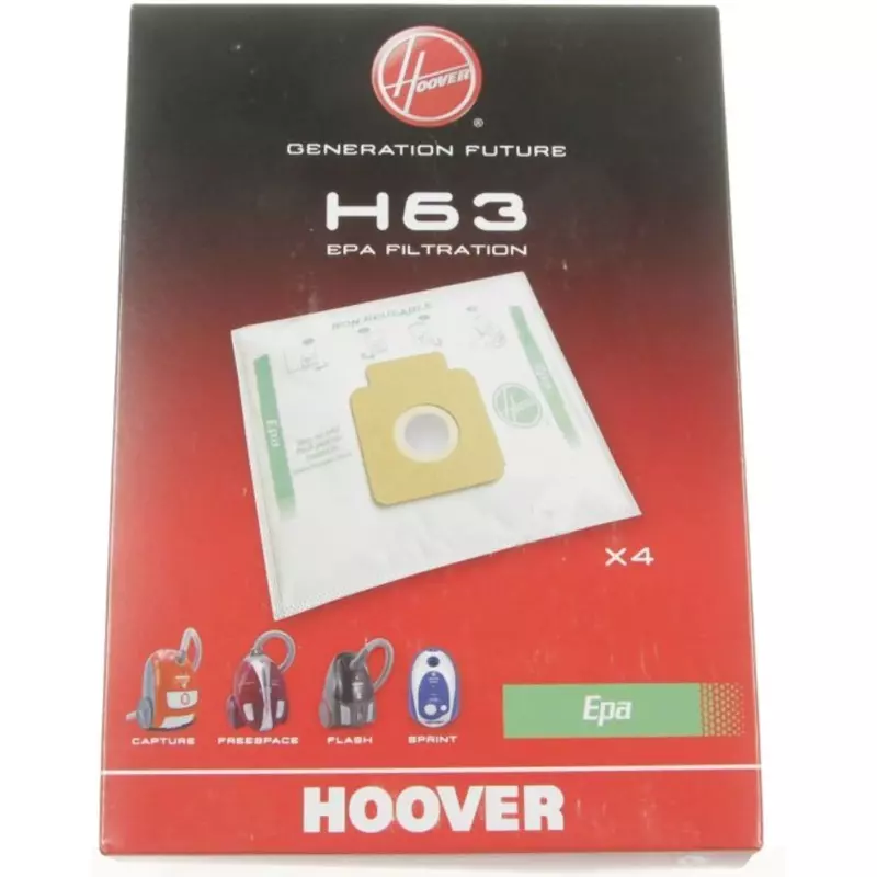 Sacs aspirateur HOOVER H63 (Lot de 4)