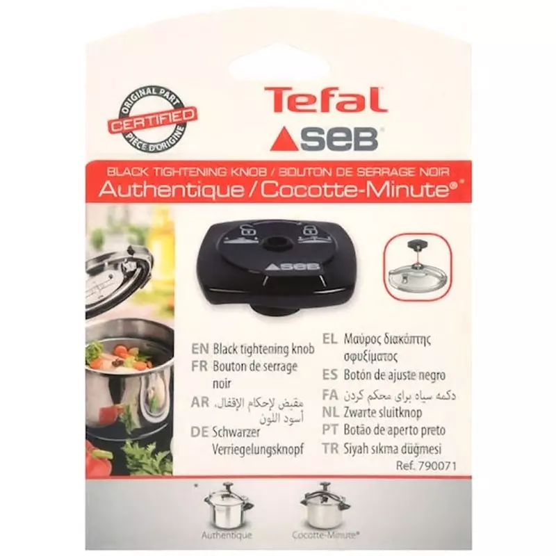 Volant de serrage noir cocotte minute Seb et Tefal