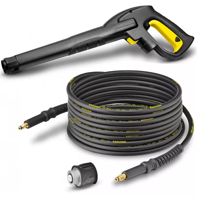 Ensemble flexible HP 12m et poignée-pistolet avec adaptateur Karcher K2.. à  K7..