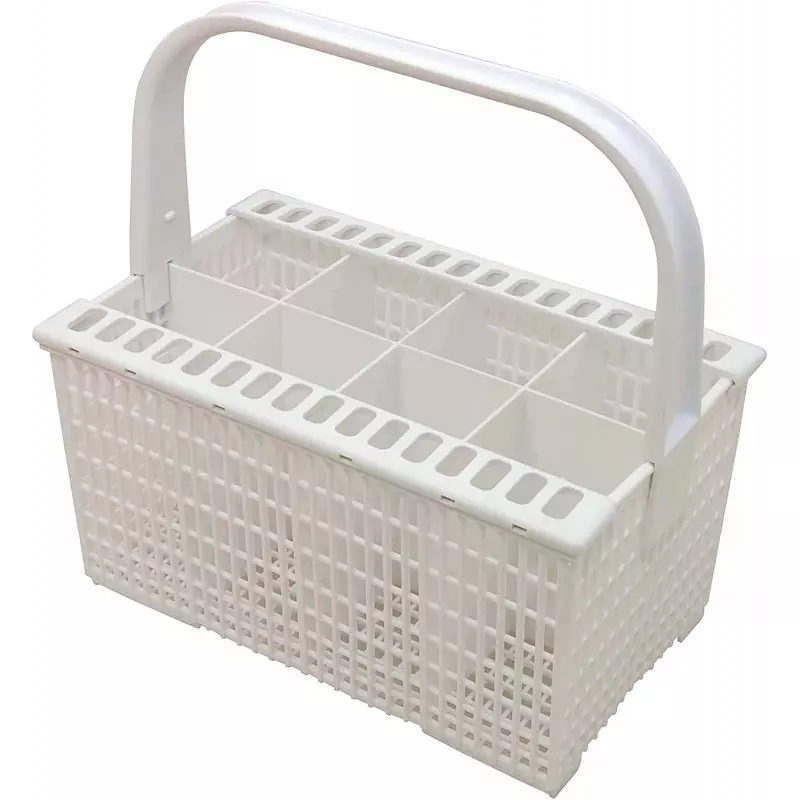 Petit panier à couverts blanc pour lave-vaisselle