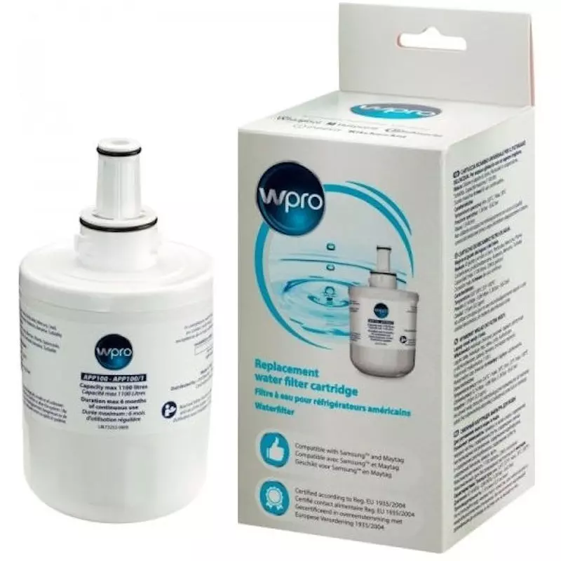 Filtre à eau WPro compatible Aqua-Pure Plus réfrigérateur Américain Samsung