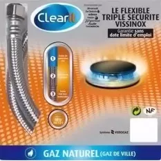 Flexible gaz de Ville - Longueur 2 mètres