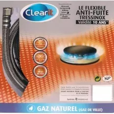 Flexible gaz naturel de ville - Longueur 2 mètres