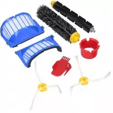 Kit d'accessoires pour aspirateur compatible avec iRobot Roomba série 800,  filtres, brosses d'aspiration, brosses latérales, iRobot, Accessoires  pour aspirateurs, Ménage