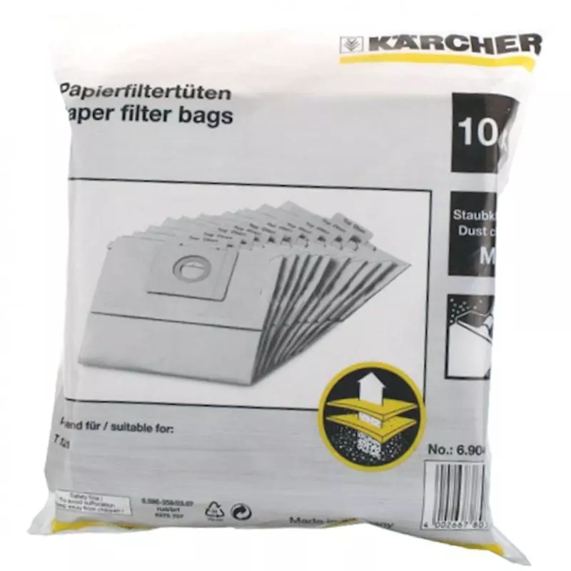 Sac aspirateur Karcher 2701, 2701TE 2801 Plus  A2701, A2801 .. K2701,  K2801