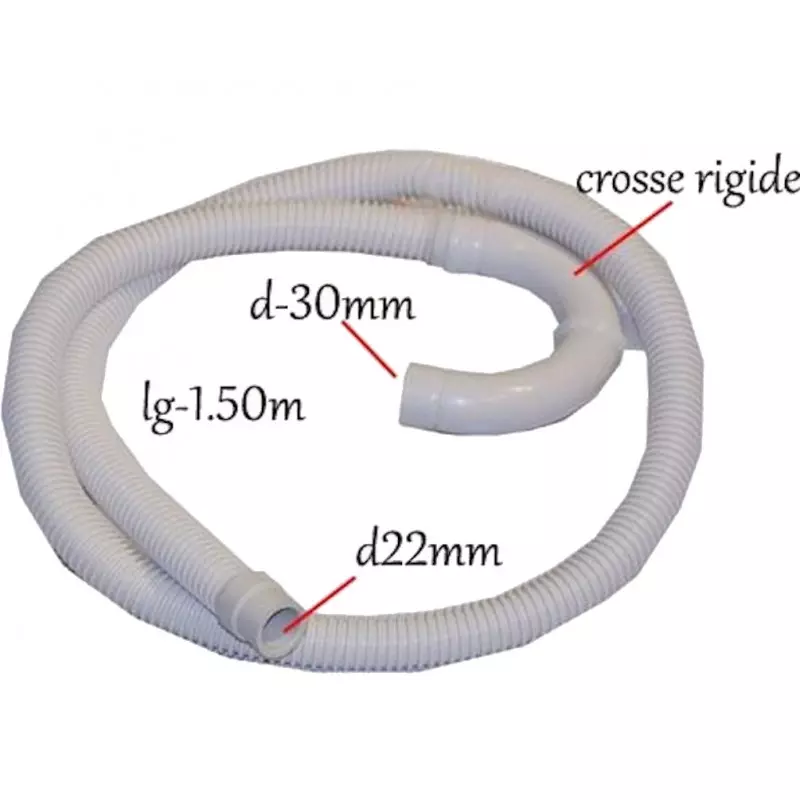 Tuyau de vidange machine à laver - Manubricole