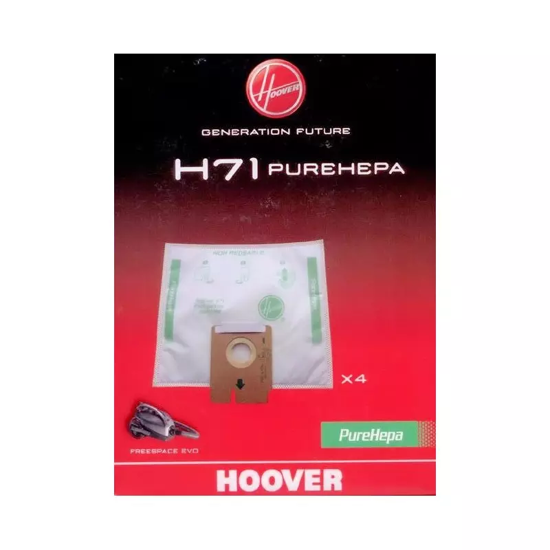 SAC EN TISSU POUR ASPIRATEUR HOOVER H71,35601069,FREESPACE