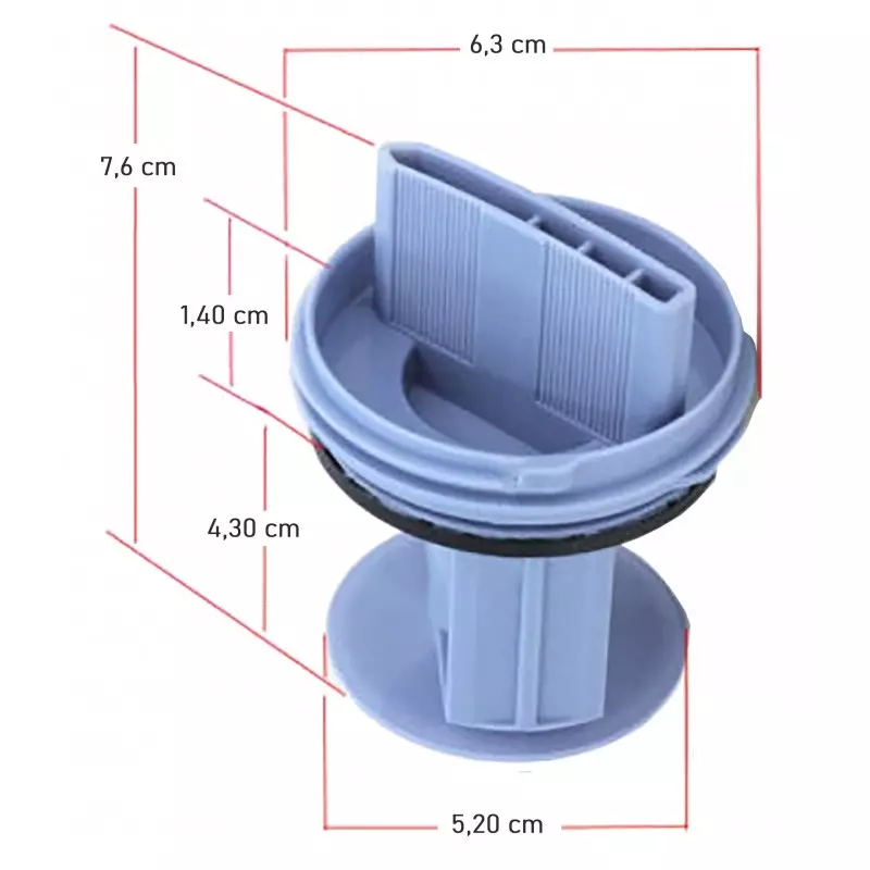 Bosch Bouchon de filtre pour machine à laver : : Gros  électroménager