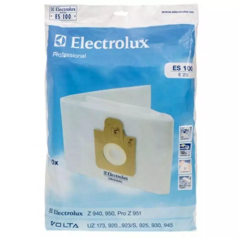 Sac aspirateur Electrolux Lux GD930, UZ930, DP9000 Royal - Lot 10 sacs