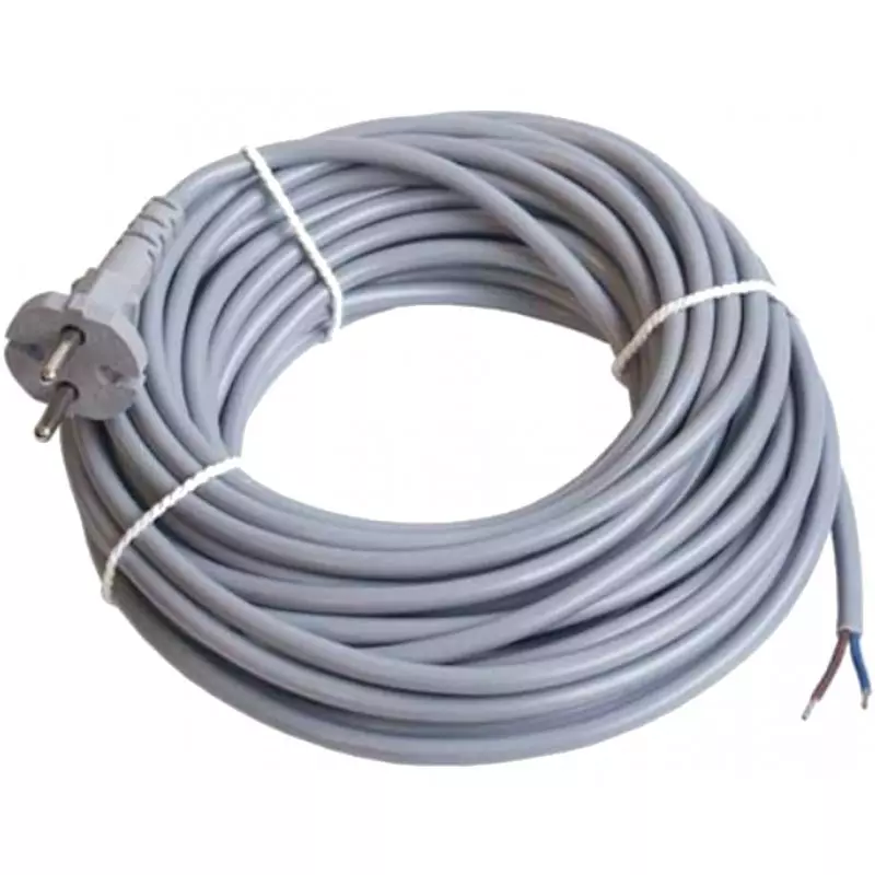 Câble électrique gris 15m aspirateur Nilfisk Family / Business