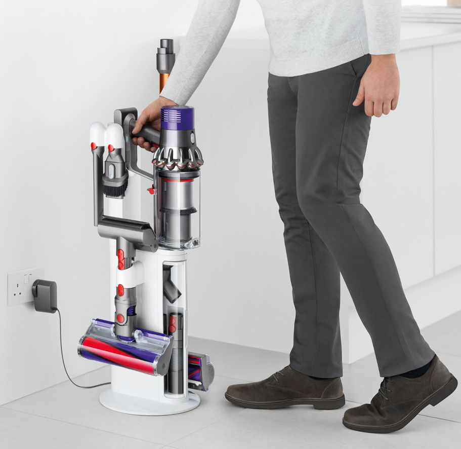 STATION D'ACCUEIL POUR ASPIRATEUR DYSON V10 + 5 ACCESSOIRES SUPPLEMENTAIRES  - Prix en Algérie