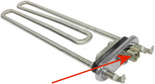 emplacement de la sonde CTN sur résistance