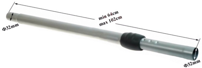 Tube télescopique aspirateur 32 mm