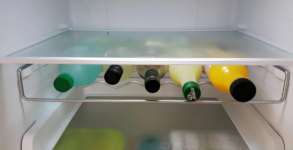 Porte-bouteilles de 50x30cm pour 5 bouteilles dans réfrigérateur Samsung