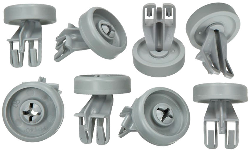 Axe de roulette de panier inférieur pour lave-vaisselle Whirlpool H608587 -  BVM - BVMPièces